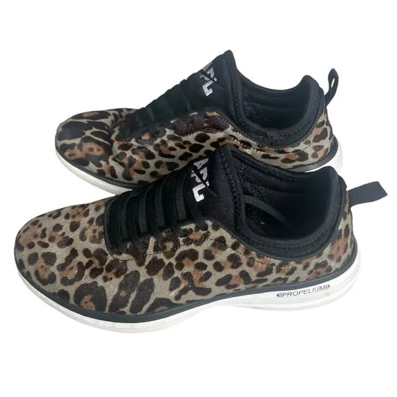 APL Phantom Size 8 38.5 Vegan Pony Hair Animal Print Running Shoes Trainers Gym
