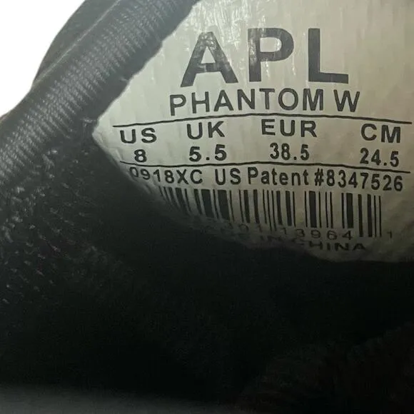 APL Phantom Size 8 38.5 Vegan Pony Hair Animal Print Running Shoes Trainers Gym