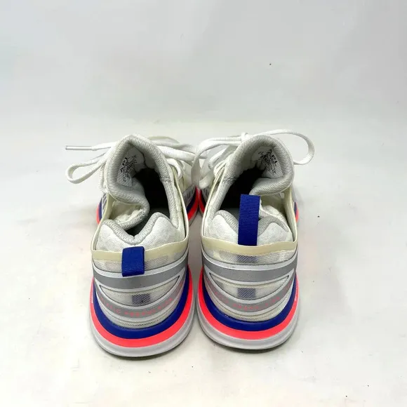 APL Prism Sneakers Shoes Running Gym Workout Lace-Up Neon White Blue Size US 9.5
