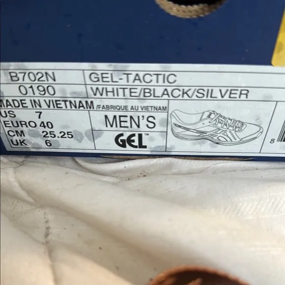 Asics Black and White Athletic Shoes with Modern Design