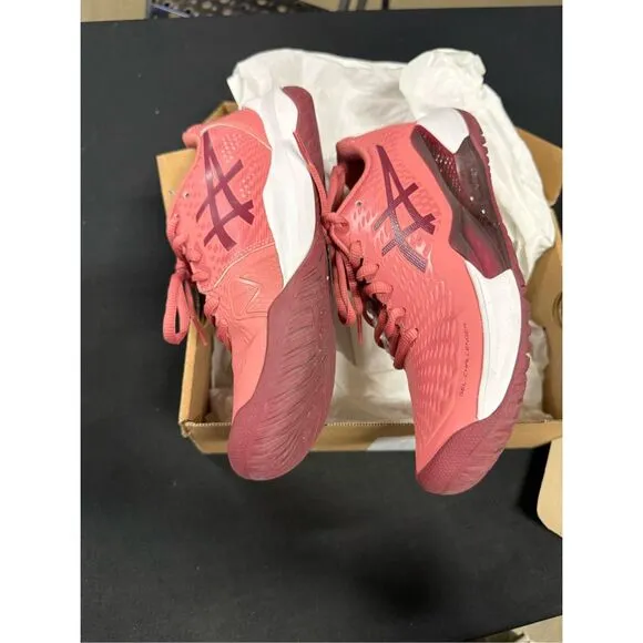 Asics Gel Challenger 14 Court Shoes Sneakers 7 Light Garnet Antique Red