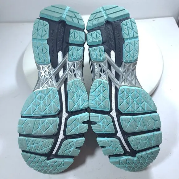 ASICS Gel-Kayano 22 Women Sz 8.5 NYC Marathon LTD T5M7N Running Shoes Black EUC