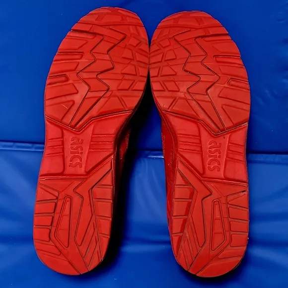 Asics Gel-Kayano Evo &quot;Red Red&quot; Men's Running Shoes #H6M4N size 10.5