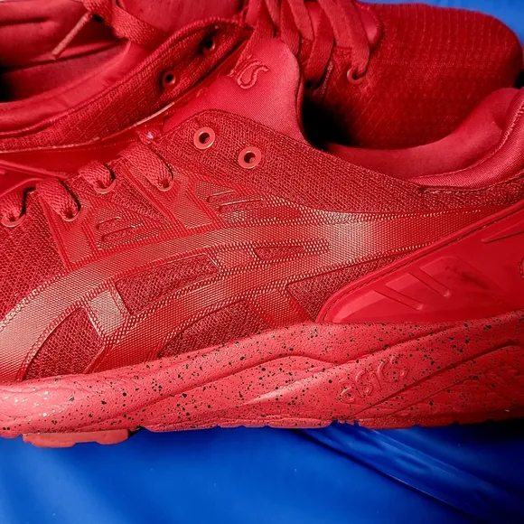 Asics Gel-Kayano Evo &quot;Red Red&quot; Men's Running Shoes #H6M4N size 10.5