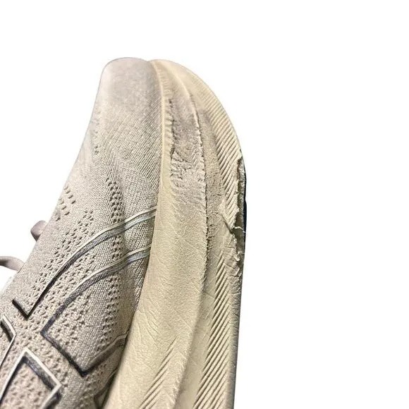 ASICS Gel Nimbus 26 Shoes Mens Size 13 Feather Grey/Black Comfort Sneakers