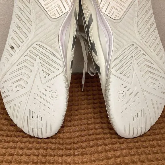 Asics Gel Resolution 8 Tennis Court Shoes Mens Sz 12.5 White Pickleball 1041A079