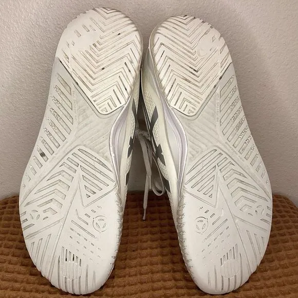 Asics Gel Resolution 8 Tennis Court Shoes Mens Sz 12.5 White Pickleball 1041A079