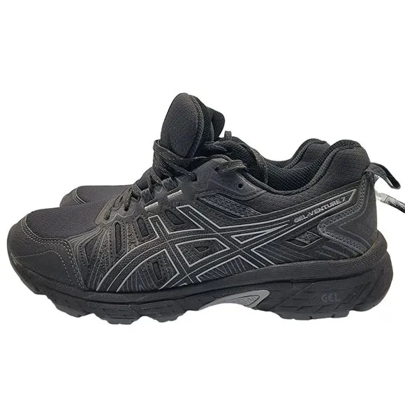 Asics Gel Venture 7 Mens 8 Trail Running Athletic Shoes Black - 1011A560