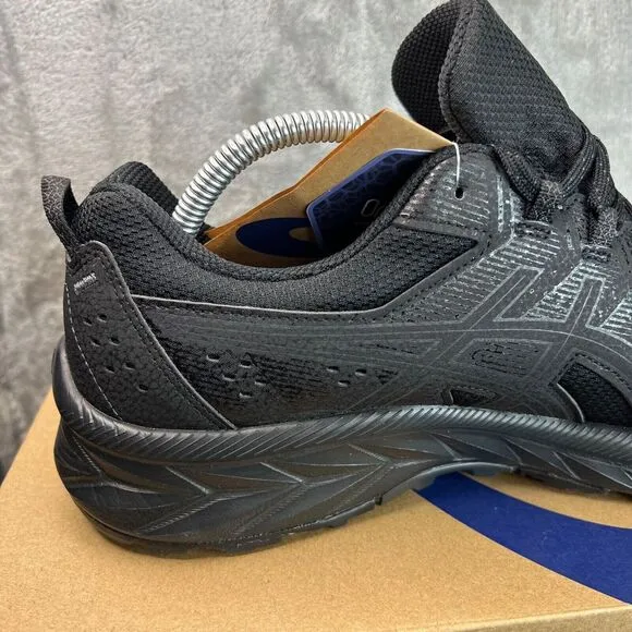 ASICS‎ Gel Venture 9 Mens Size 8.5 Black Mesh Trail Running Shoes 1011B486-001
