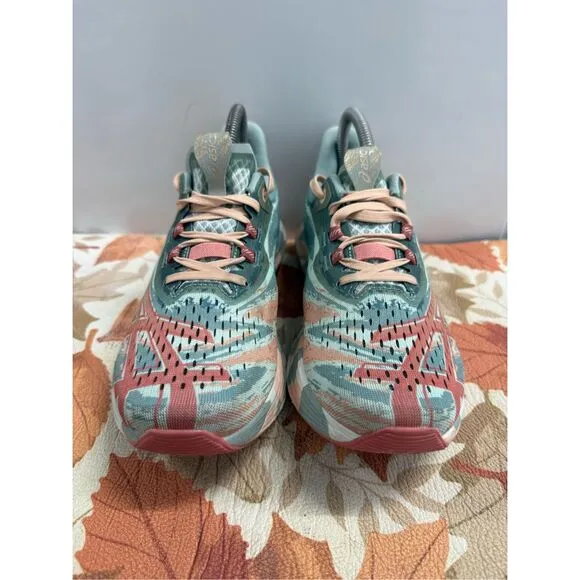 ASICS Noosa Tri 15 Pure Aqua Pale Apricot Women's Running Shoes Size 8