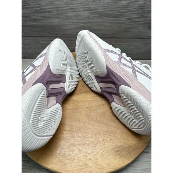 asics tennis shoes GEL-GAME 9 1042A211 Rady white/dusty mauve Size 10