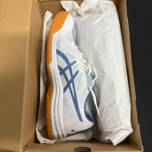 Asics Upcourt 5 White Denim Blue Court Shoes Sneakers 10.5