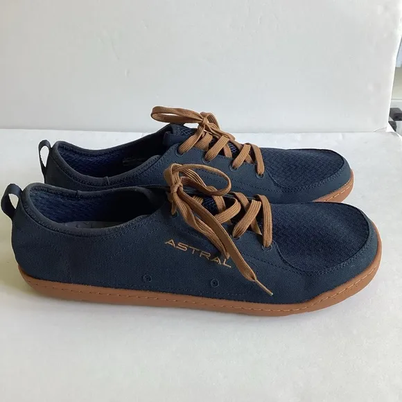 Astral Loyak Shoes Mens Size 13 Navy Brown Performance Durable Minimalist
