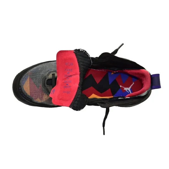 B8 Auth NIKE AIR JORDAN XXXVII Black/True Red-Club Purple Shoes DD6958-065 Sz 13