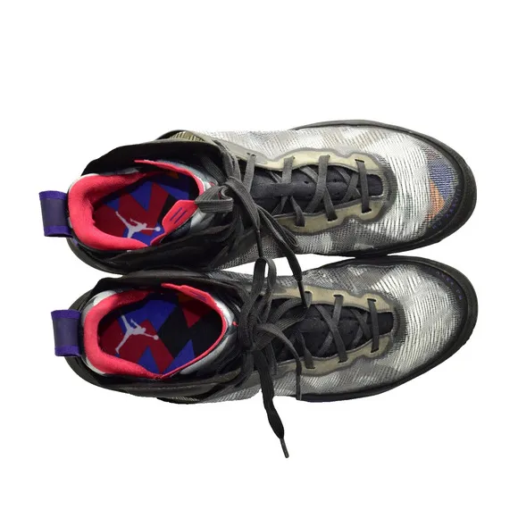 B8 Auth NIKE AIR JORDAN XXXVII Black/True Red-Club Purple Shoes DD6958-065 Sz 13