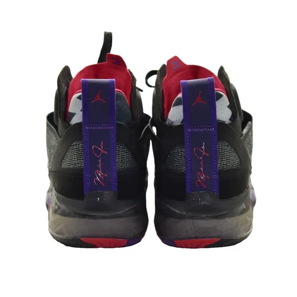 B8 Auth NIKE AIR JORDAN XXXVII Black/True Red-Club Purple Shoes DD6958-065 Sz 13