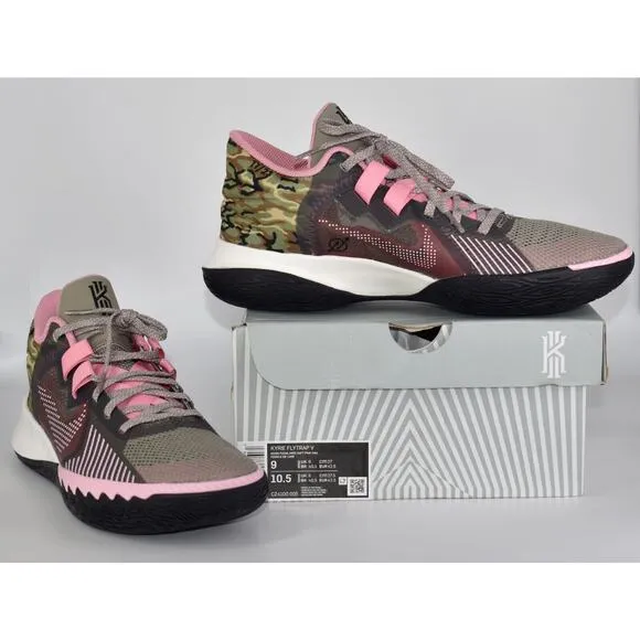 B8 NIB NIKE KYRIE FLYTRAP V Moon Fossil/Soft Pink-Sail Shoes CZ4100-005 Size 9