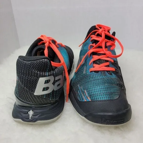babolat Jet Mach II All Court Mens Black Blue OrthoLite Sneakers Shoes Size 12