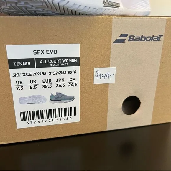 Babolat SFX EVO Tennis Pickleball Court Shoe 7.5