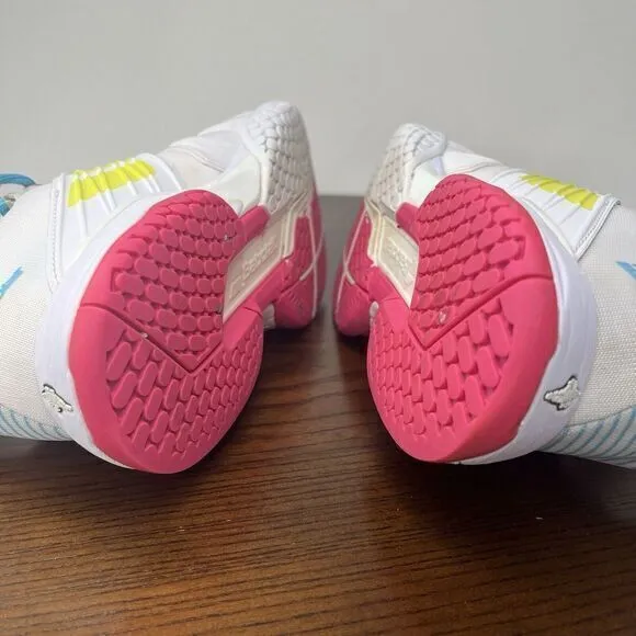 Babolat Shoes Women's 7.5 White Blue Propulse Fury All Court Tennis 31S21477‎