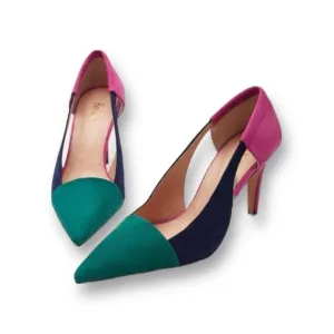 Boden Cut Out Suede Court Heels Size 38