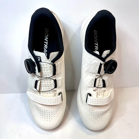 Bontrager NEW Circuit Road Cycling White Shoes Men Size EU 39 US 6 UK 5.5 NWOT