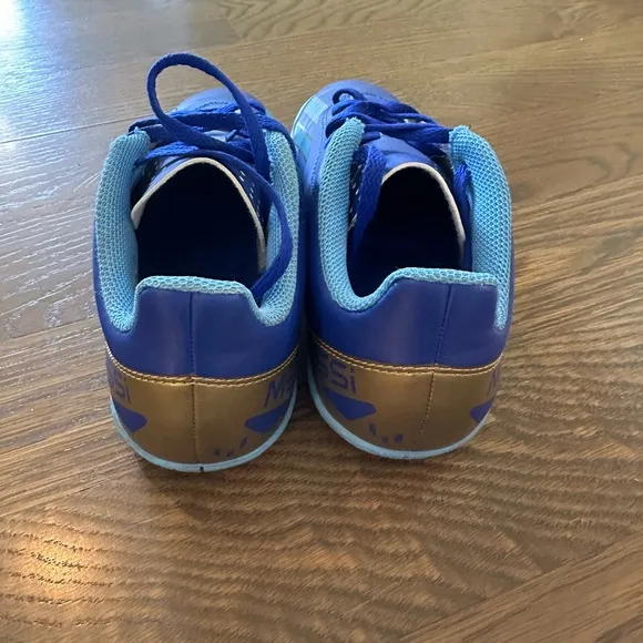 Boy’s Adidas Messi Blue Athletic Soccer Shoes