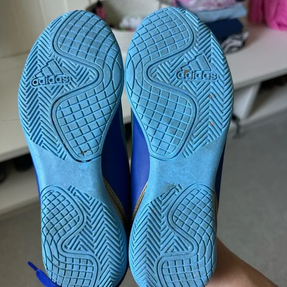 Boy’s Adidas Messi Blue Athletic Soccer Shoes
