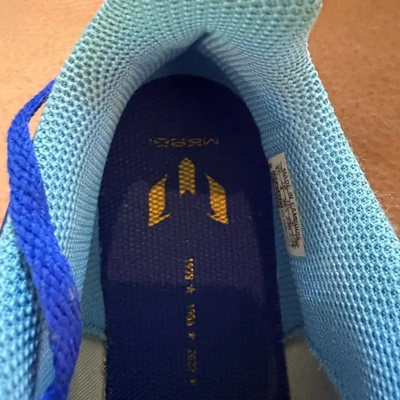 Boy’s Adidas Messi Blue Athletic Soccer Shoes