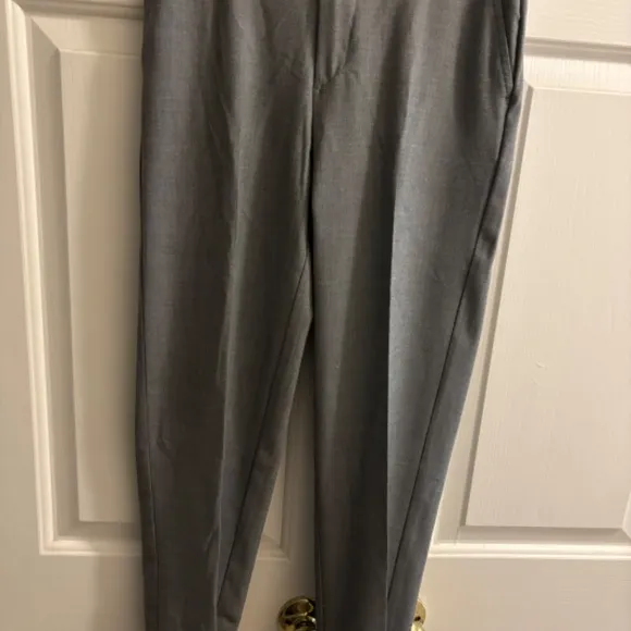 Boys Chaps Grey 2PC Suit Jacket (Size - 14) Pants (Size 12)