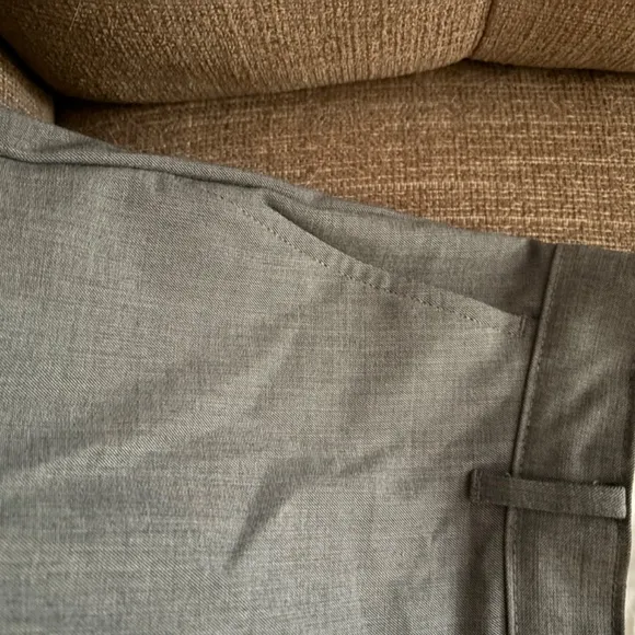 Boys Chaps Grey 2PC Suit Jacket (Size - 14) Pants (Size 12)