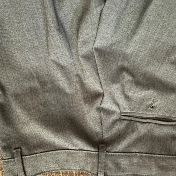 Boys Chaps Grey 2PC Suit Jacket (Size - 14) Pants (Size 12)