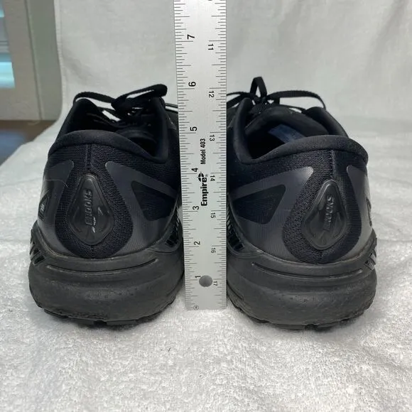 Brooks Adrenaline GTS 23 Black Running Shoes Mens 15 Sporty 110911-1D-020
