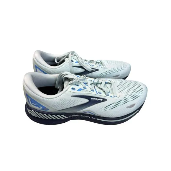 Brooks Adrenaline GTS 23 Running Shoes Men’s 11.5 Wide Light Blue Navy Running
