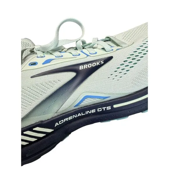 Brooks Adrenaline GTS 23 Running Shoes Men’s 11.5 Wide Light Blue Navy Running