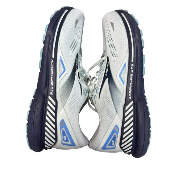Brooks Adrenaline GTS 23 Running Shoes Men’s 11.5 Wide Light Blue Navy Running