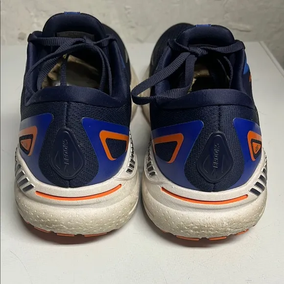 Brooks Blue and Orange Sneakers for Athletic Performance