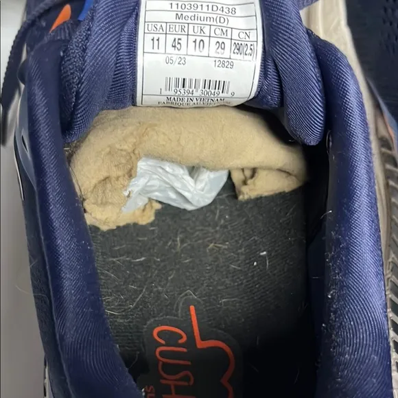 Brooks Blue and Orange Sneakers for Athletic Performance