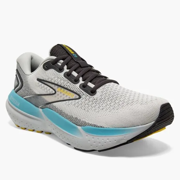 Brooks Coconut/Forged Iron/Yellow Glycerin 21 Road Running Shoes Size 9.5 D