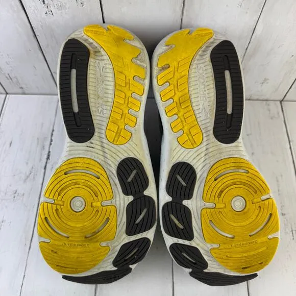 Brooks Coconut/Forged Iron/Yellow Glycerin 21 Road Running Shoes Size 9.5 D