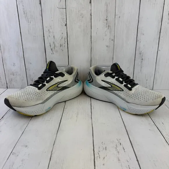 Brooks Coconut/Forged Iron/Yellow Glycerin 21 Road Running Shoes Size 9.5 D