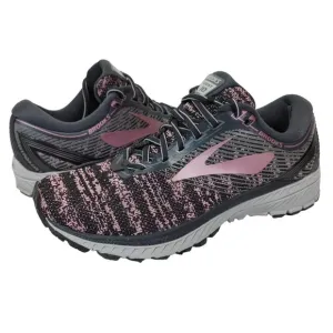 Brooks Ghost 10 DNA Running Gym Shoes Grey / Rose / Rose Gold Women's Si…