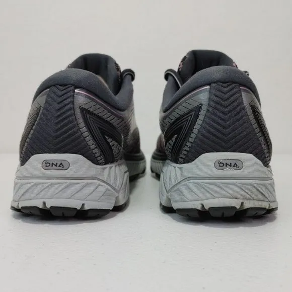 Brooks Ghost 10 DNA Running Gym Shoes Grey / Rose / Rose Gold Women's Si…