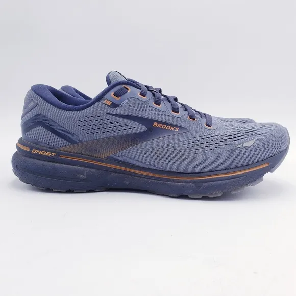 Brooks Ghost 15 Men’s Size 9 Flintstone Peacoat Oak Running Shoes Sneakers