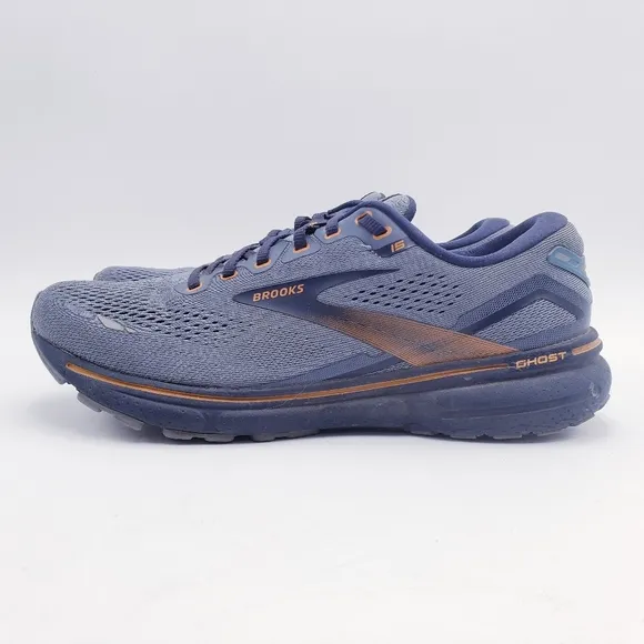 Brooks Ghost 15 Men’s Size 9 Flintstone Peacoat Oak Running Shoes Sneakers