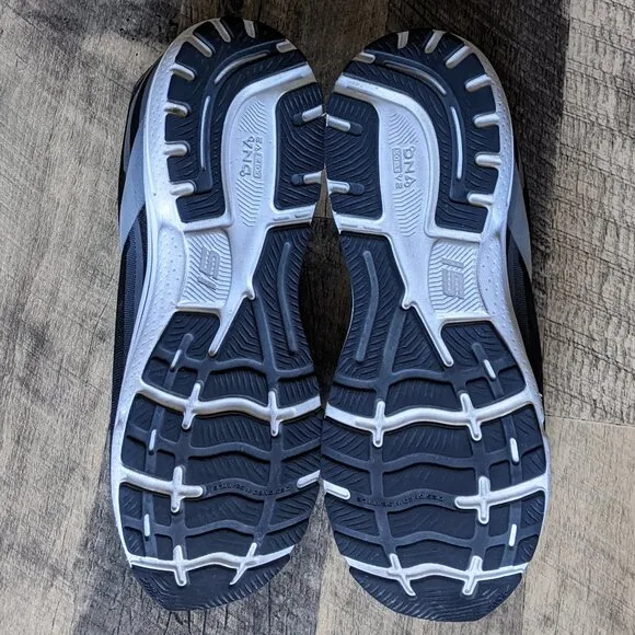 Brooks Ghost 15 Running Shoes Black White Size 13 Men’s