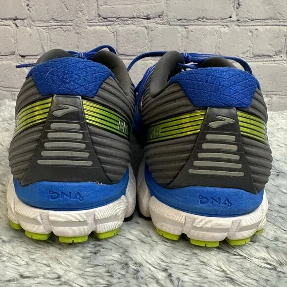 Brooks Ghost 9 Gray Blue Green Road Running Shoes Men's 12