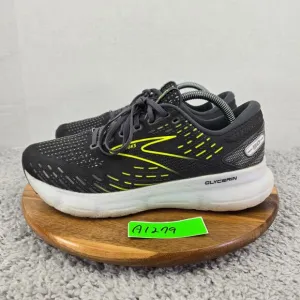 Brooks Glycerin 20 Black Athletic Gym Lifestyle Road Running Shoes Mens 9.5 D