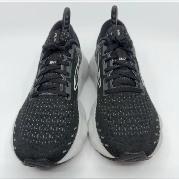 Brooks Glycerin 20 Road Running Shoes Womens 7.5 7 1/2 B Black Gray Sneakers