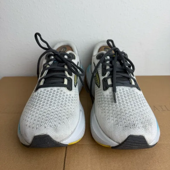 Brooks Glycerin 21 Mens 9 Shoes Coconut Forged Iron Yellow Road Running Neutral